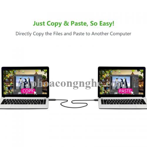 Ugreen 20226 3M màu Đen Cáp USB 2.0 kết nối + truyền dữ liệu máy tính US166 30020226